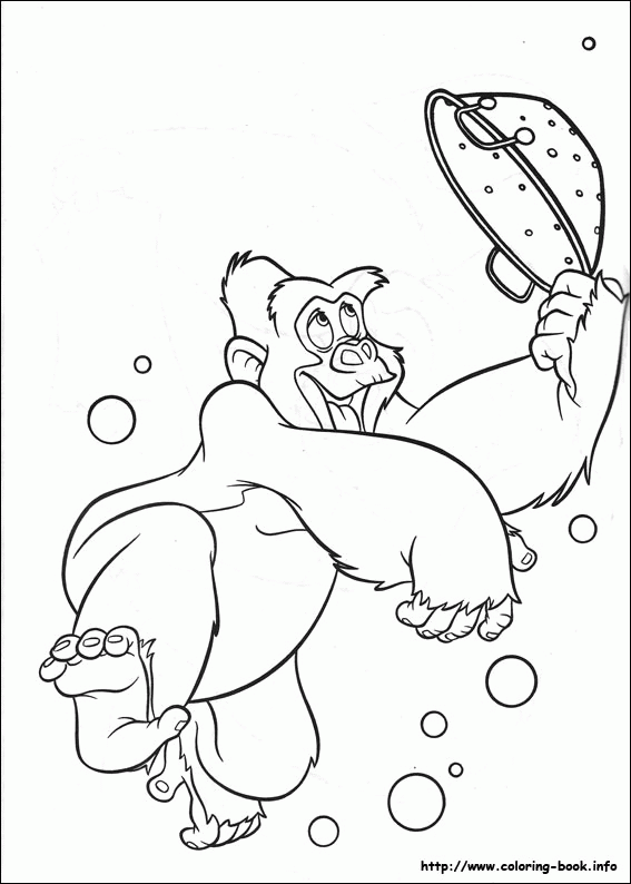 Tarzan kolorowanki